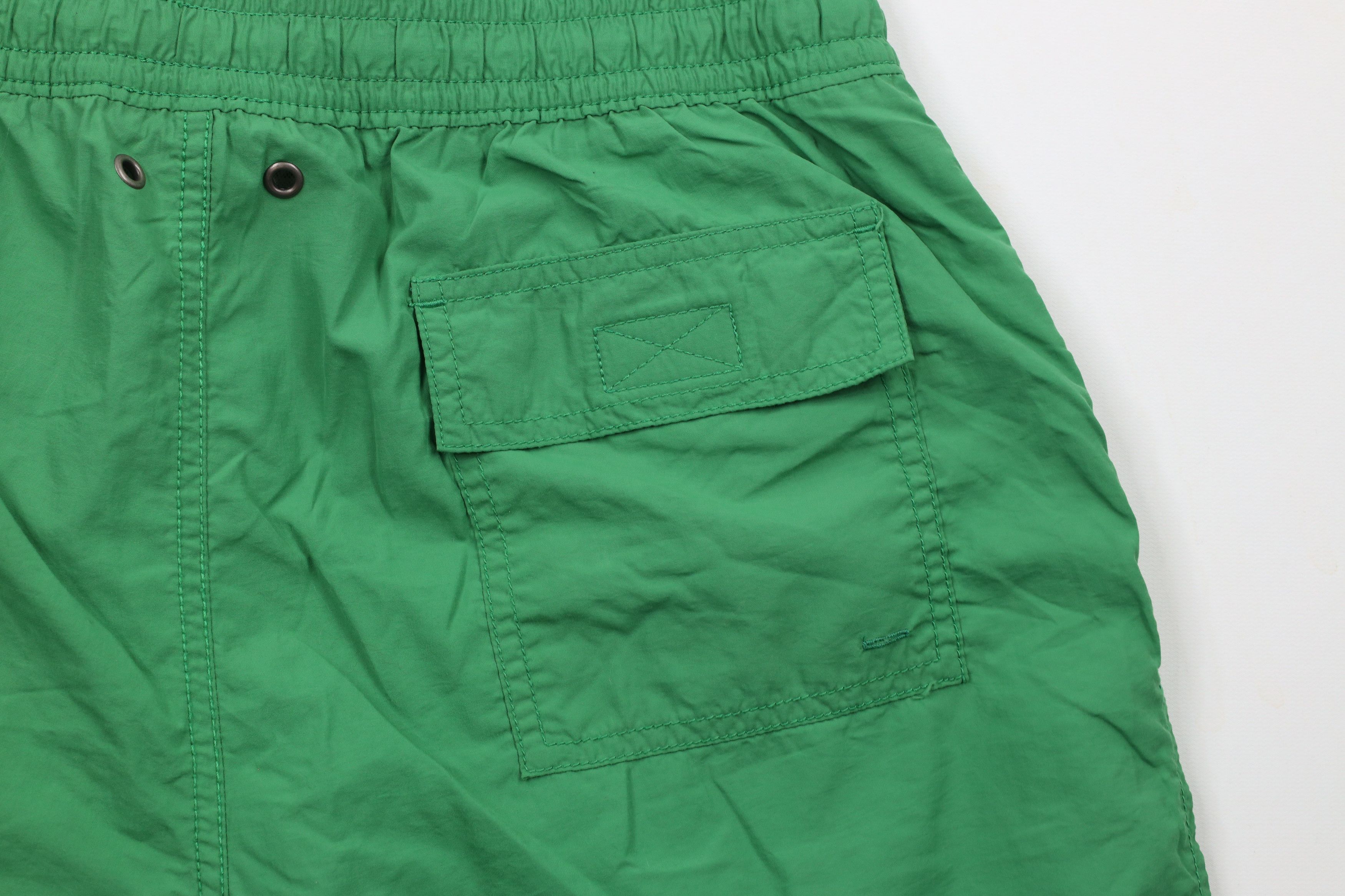 Ralph Lauren × Vintage Vintage 90s Ralph Lauren Knee Shorts Swim Trunks Green Size US 32 / EU 48 - 9 Thumbnail