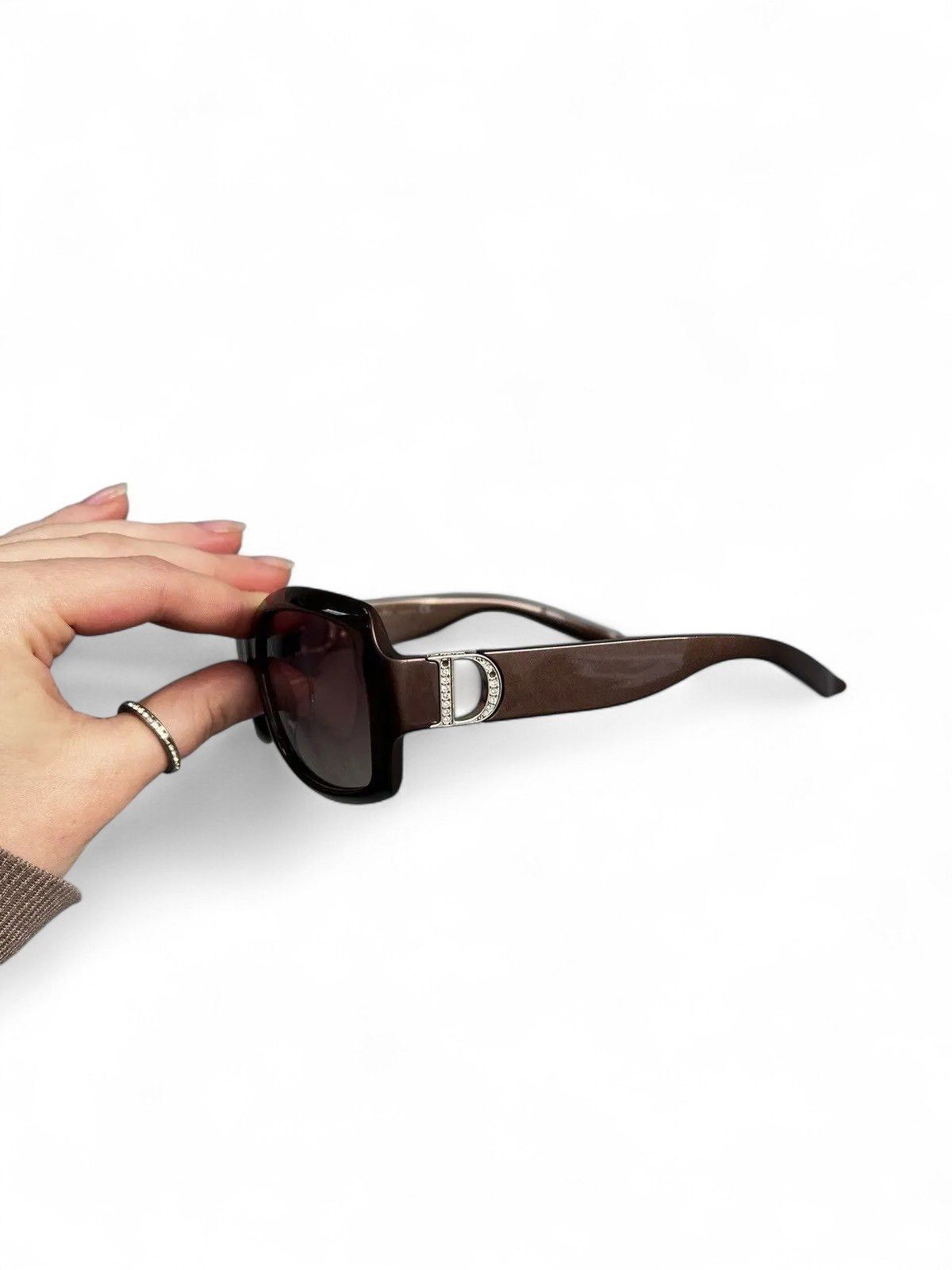 Dior Dior Brown Vintage Sunglasses Retro 2000s Style Size ONE SIZE - 5 Thumbnail