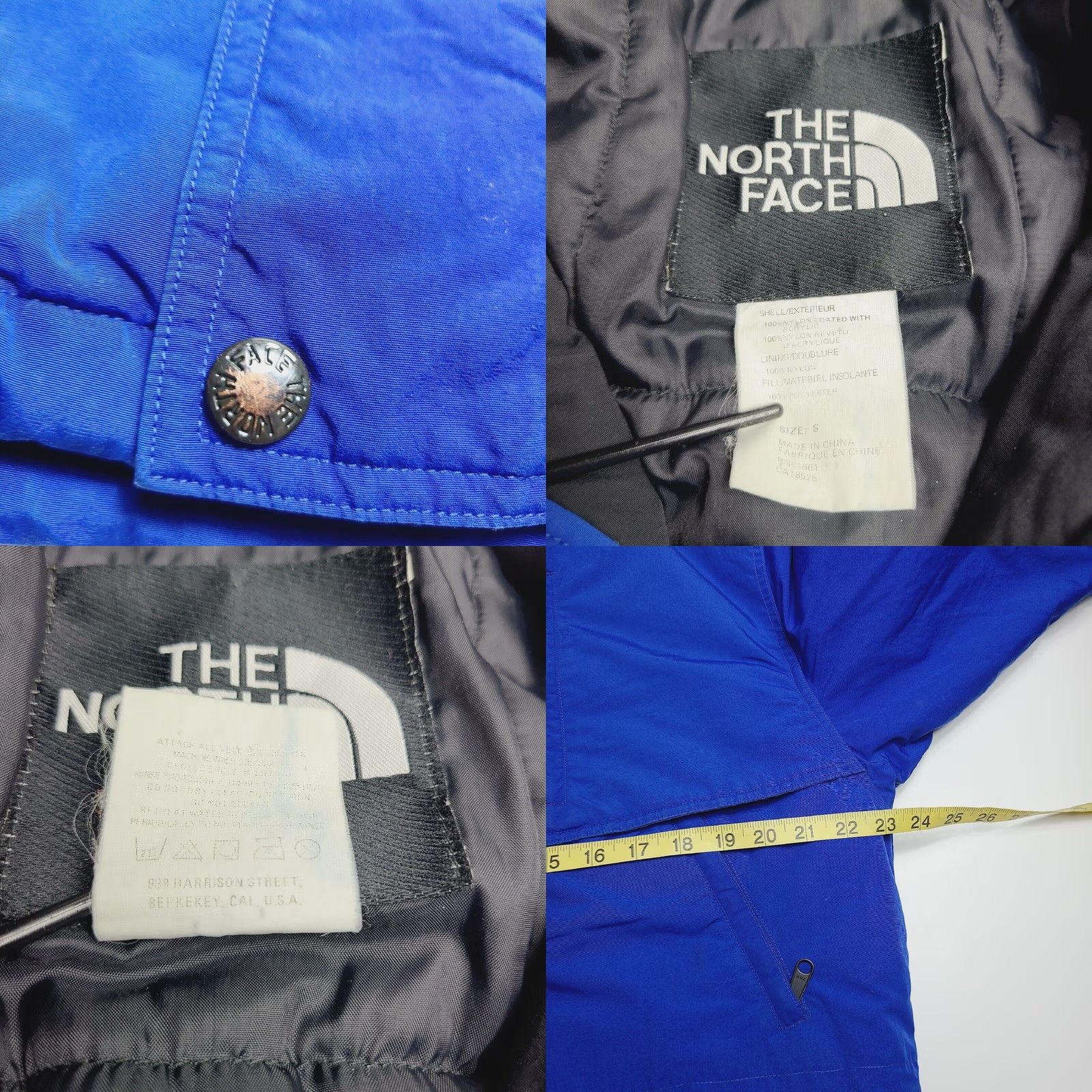 The North Face VINTAGE The North Face Puffer Jacket Coat Men’s Size S Quallofil 90s Blue Quilted Nylon Snaps Zip Jacket Mens Size US S / EU 44-46 / 1 - 8 Thumbnail