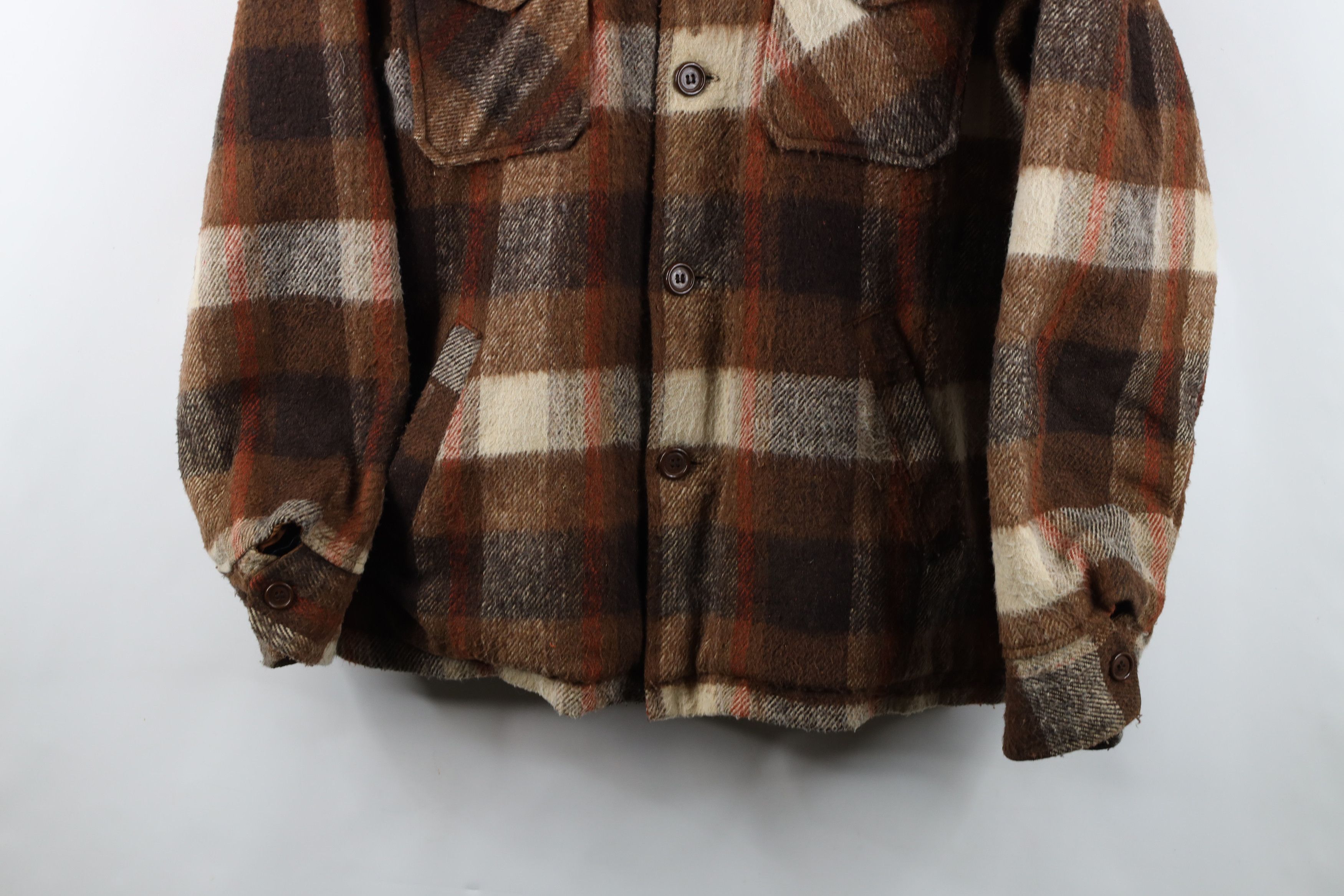 Vintage Vintage 60s 70s Wool CPO Button Shirt Jacket Jac Shirt USA Size US M / EU 48-50 / 2 - 3 Thumbnail