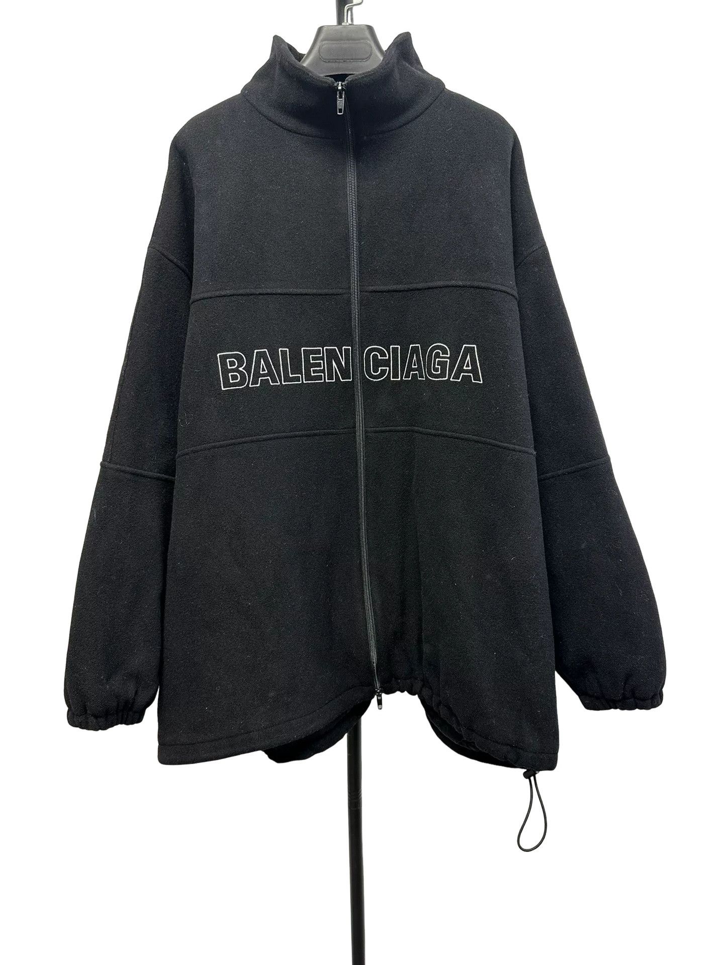 Balenciaga Balenciaga Men's Black Soccer Paris Track Jacket Size