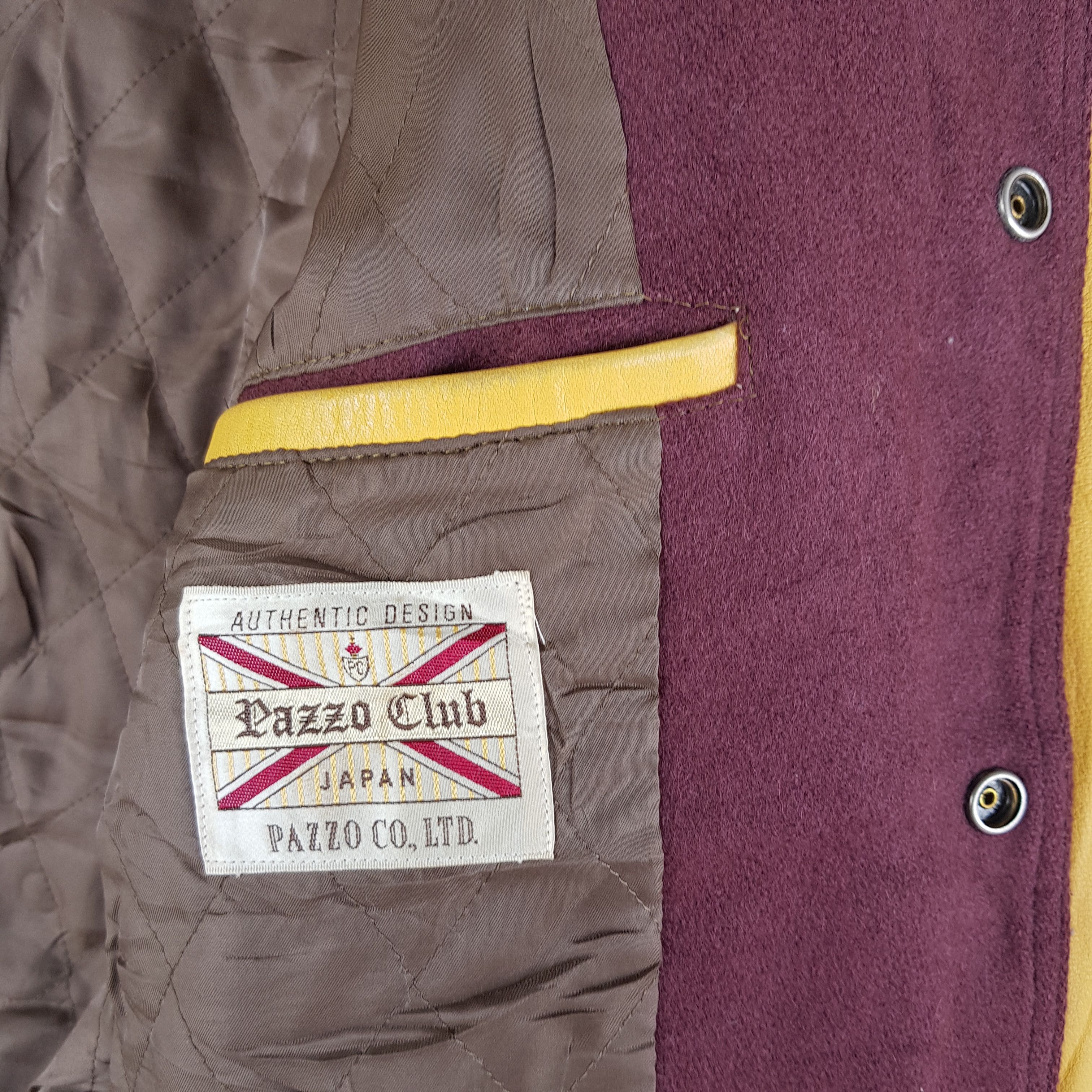 Vintage Vintage Pazzo Club Letterman Leather Wool Varsity Jacket Size US M / EU 48-50 / 2 - 12 Thumbnail