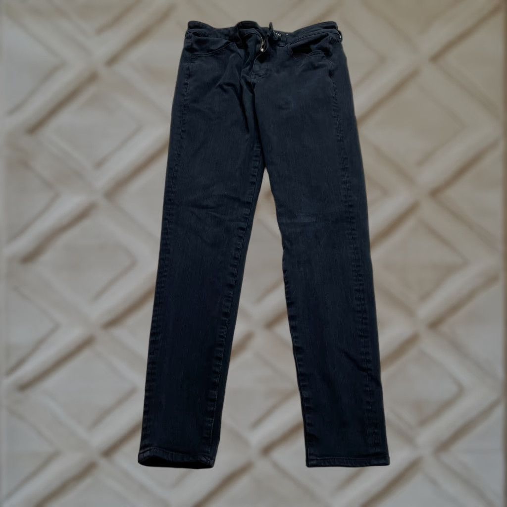 American Eagle Outfitters American Eagle Jeans Womens 6 Super Stretch High Rise Jegging Black Long Denim Size 28" / US 6 / IT 42 - 1 Thumbnail