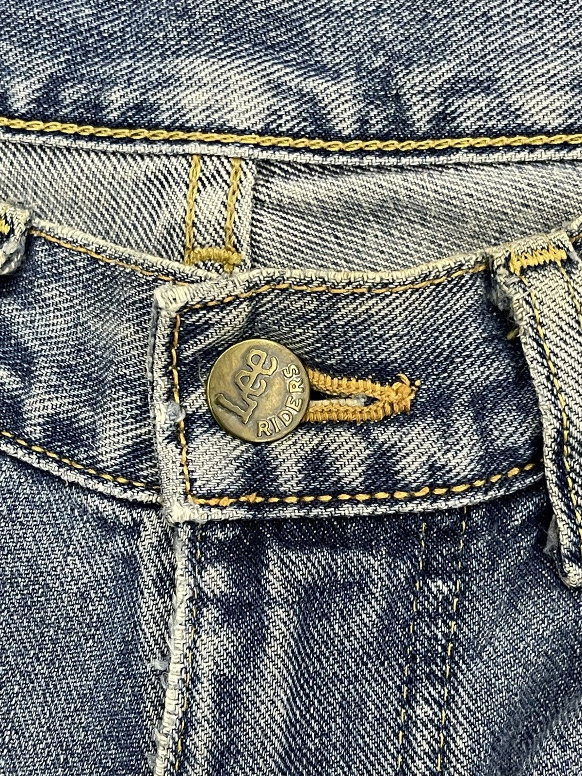 Lee Vintage Lee Riders Selvedge Distressed Denim Size US 30 / EU 46 - 4 Thumbnail
