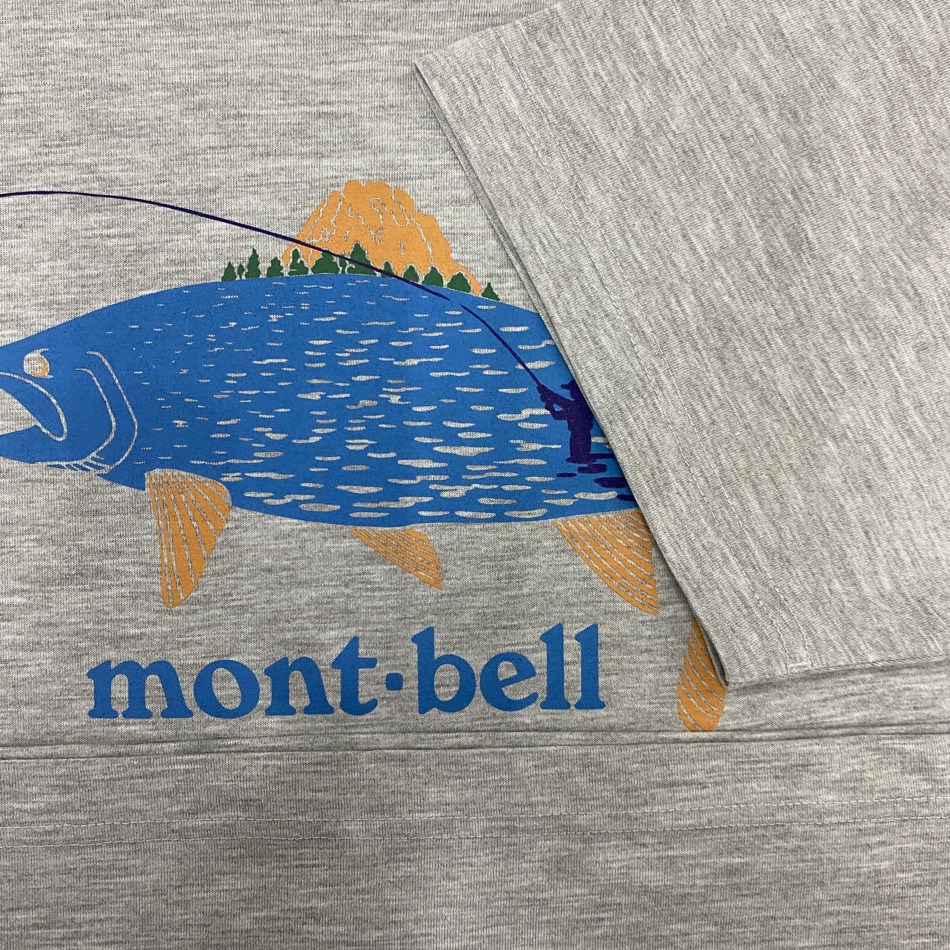 Japanese Brand Vintage Mont Bell Fish TShirt - K067 Size US M / EU 48-50 / 2 - 8 Thumbnail