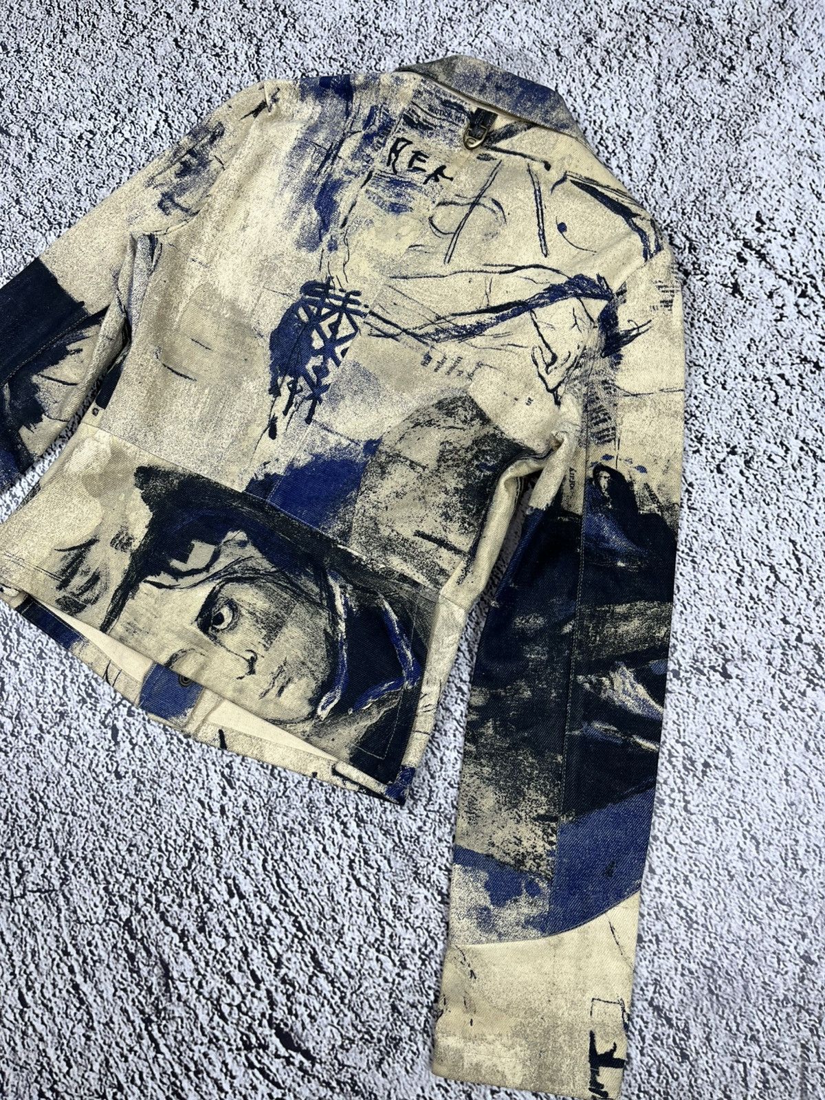 Roberto Cavalli Vintage Renaissance Roberto Cavalli Napoleon Denim Jacket Size XS / US 0-2 / IT 36-38 - 12 Thumbnail