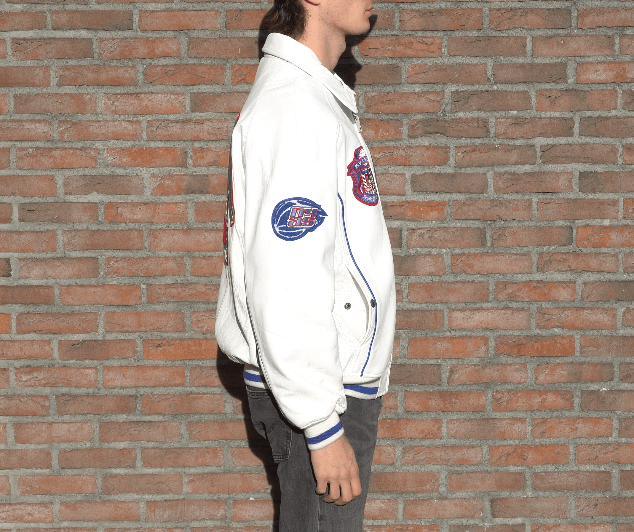 Avirex Avirex NY All Stars leather jacket 🏀 Size US L / EU 52-54 / 3 - 5 Thumbnail