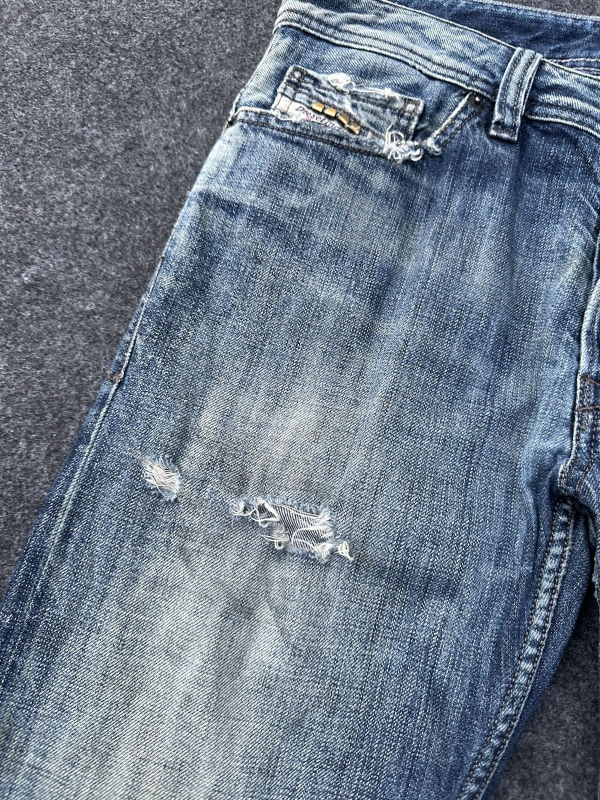 Diesel Vintage Diesel Italy Safado Distressed Denim 29x30 D6 Size US 29 - 8 Thumbnail