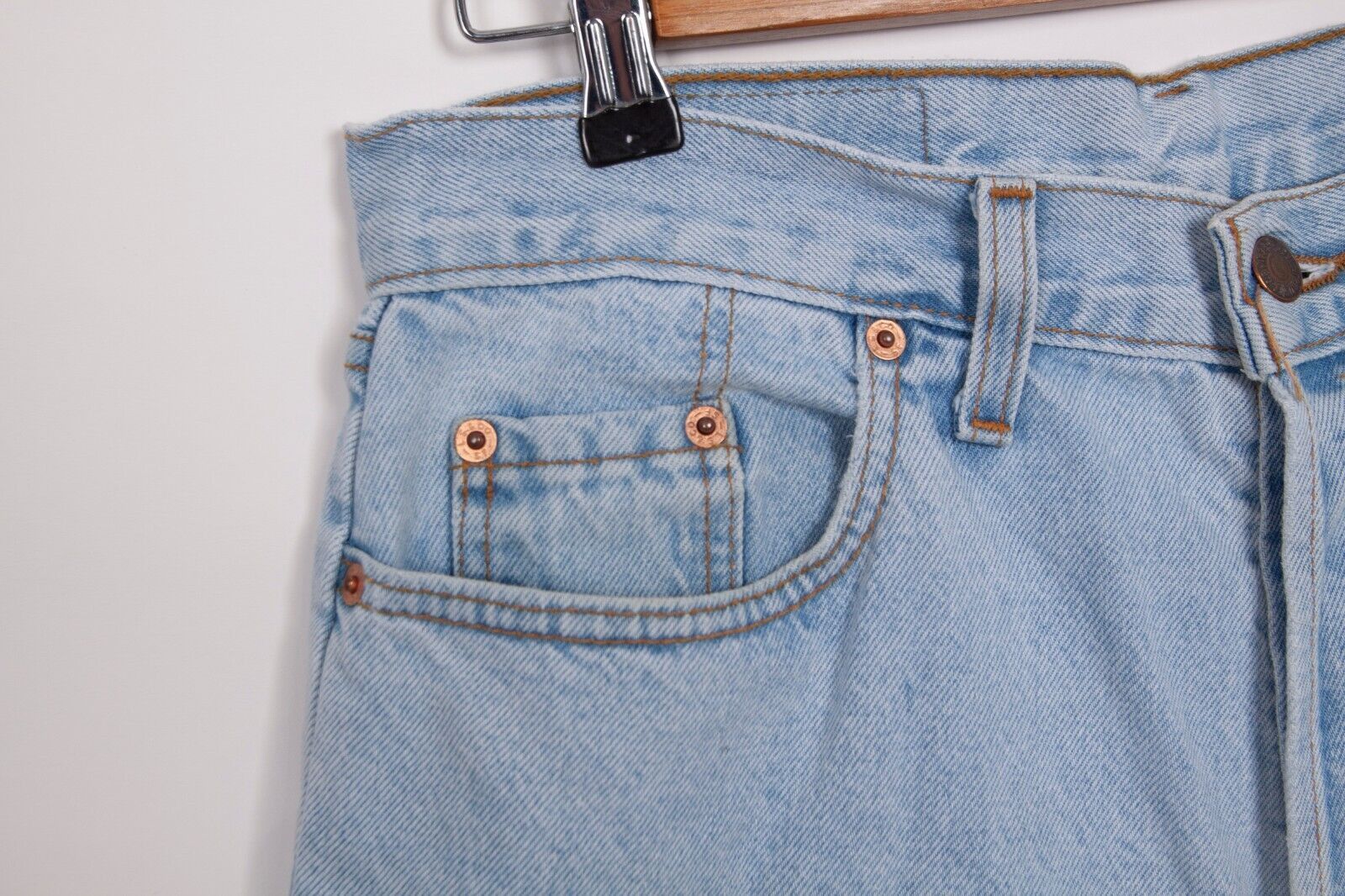 Levi's × Levi's Vintage Clothing × Vintage Vintage Levis Blue 613 02 Jeans Regular Denim Orange Tab Size US 32 / EU 48 - 6 Thumbnail