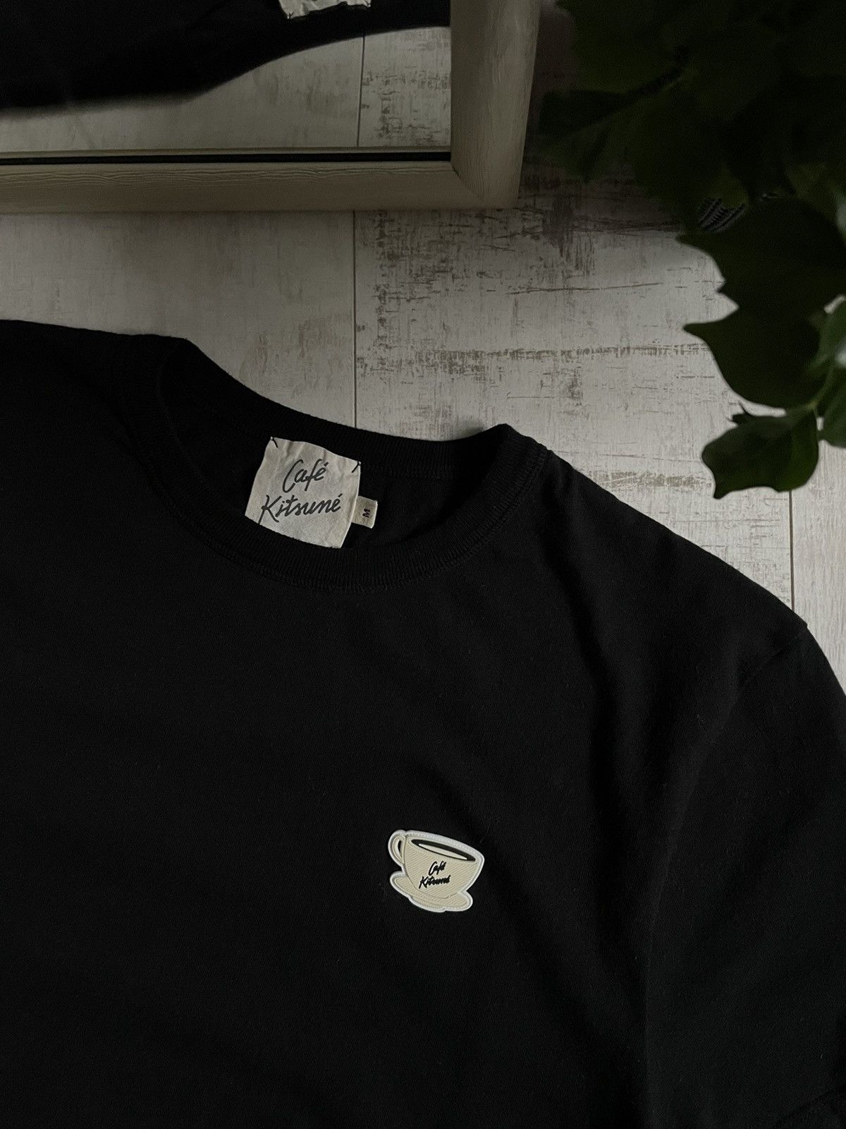 Maison Kitsune Maison Kitsuné Cafe Paris T-Shirt Black Size US M / EU 48-50 / 2 - 3 Thumbnail