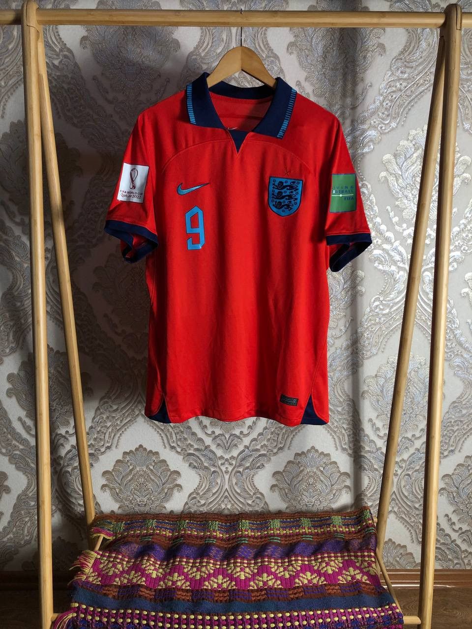 Nike × Vintage VERY RARE NIKE FC ENGLAND KANE 9 SOCCER JERSEY BLOKECORE Y2K Size US XXL / EU 58 / 5 - 2 Thumbnail