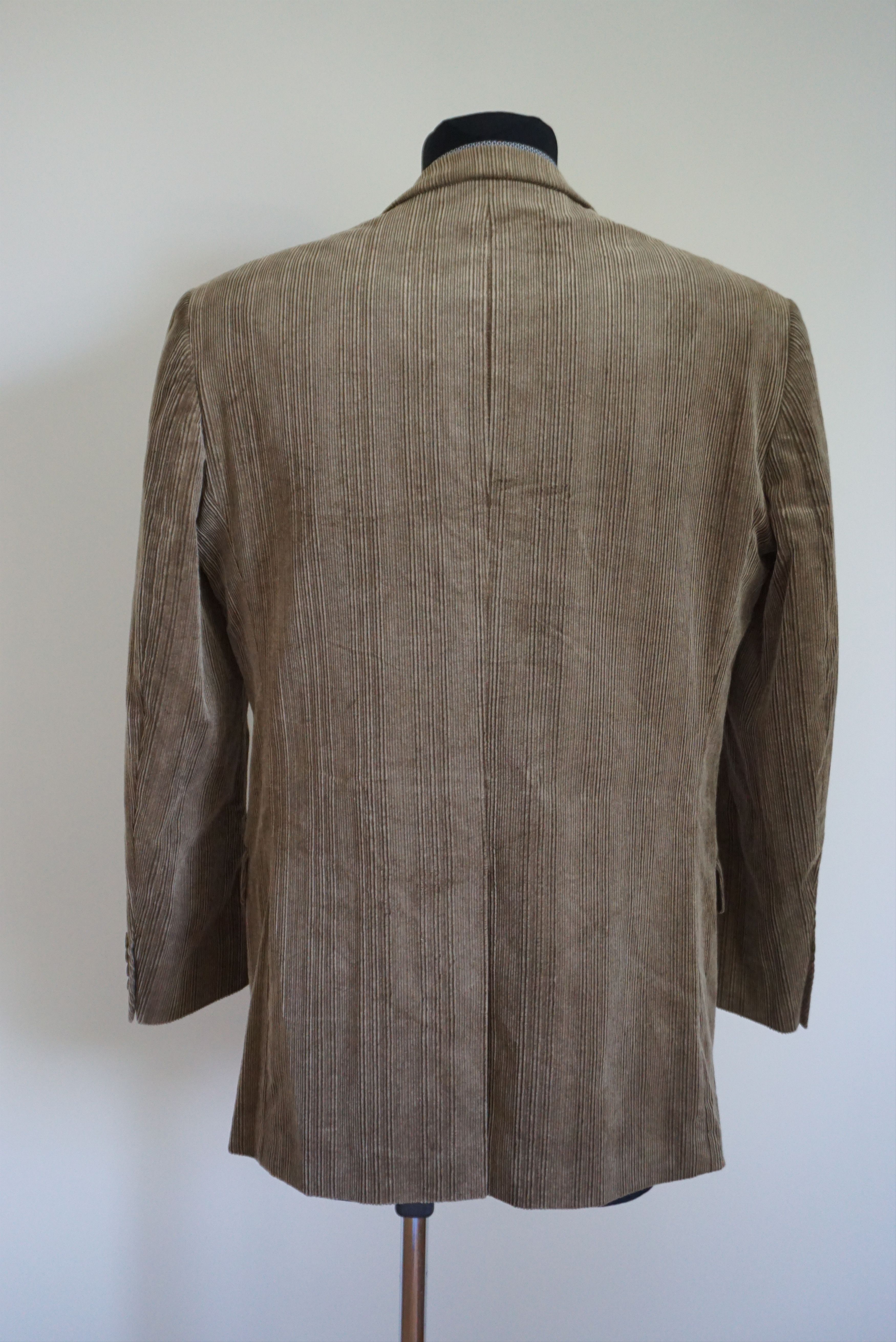 Vintage Rappson L casual jacket 50 UK 40 blazer corduroy cord suit Size 40R - 7 Thumbnail