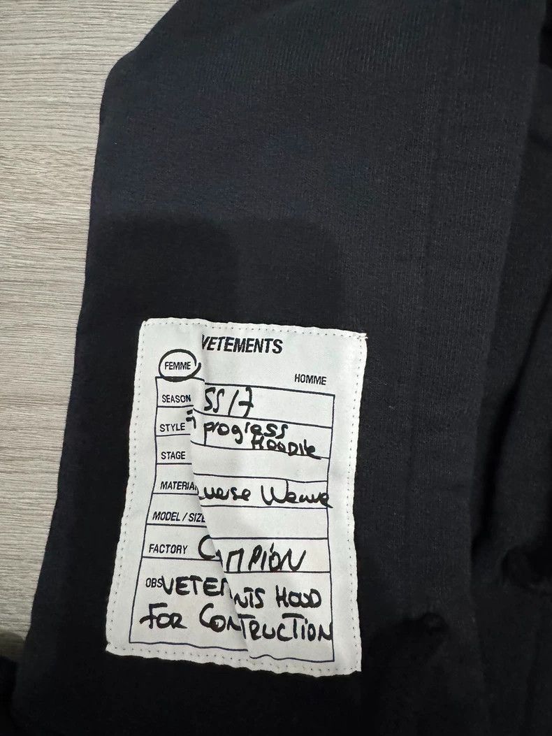 Vetements Vetements SizeOS Champion rare co-branded hooded sweatshirt Size US XS / EU 42 / 0 - 5 Thumbnail