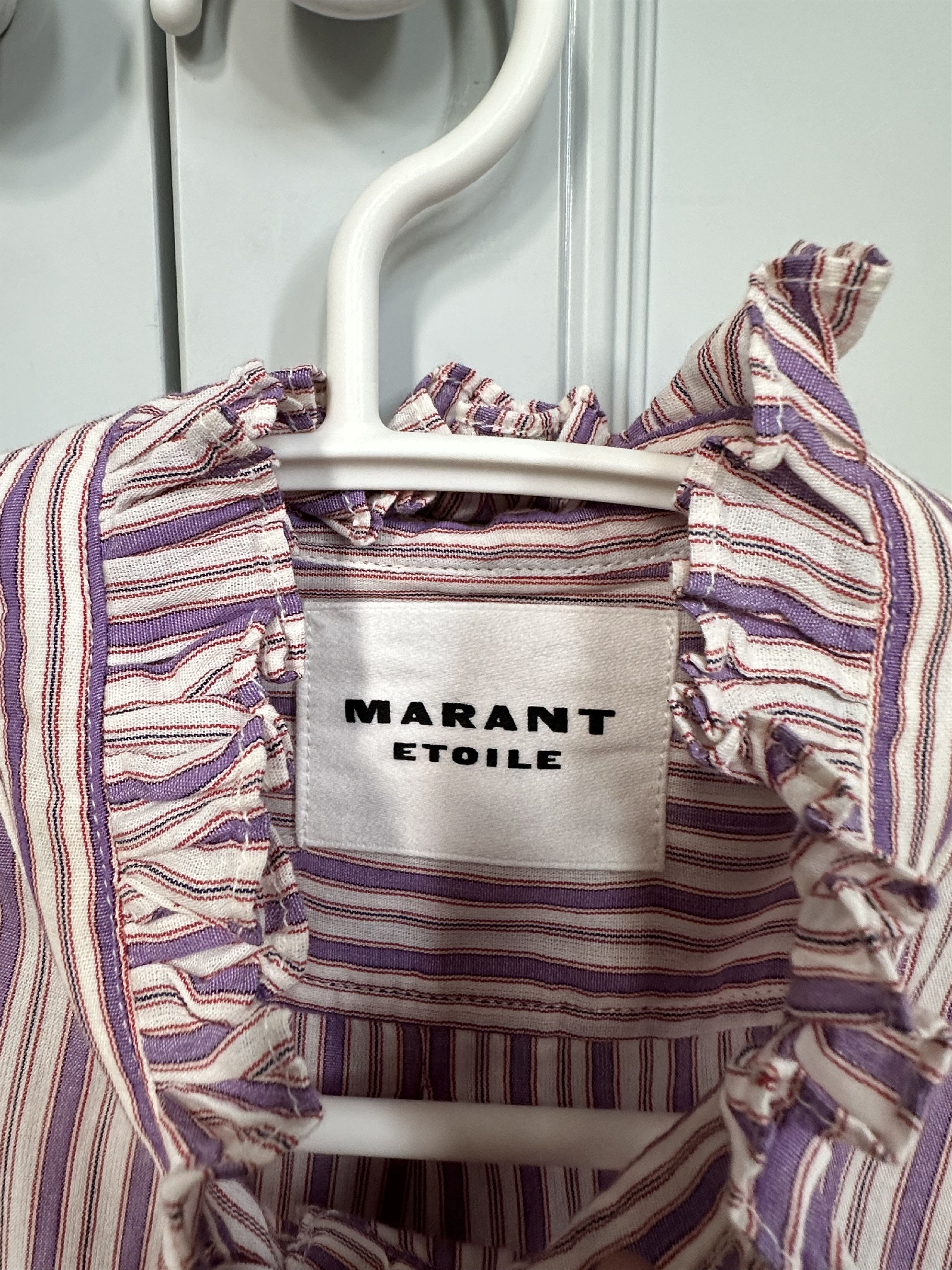Isabel Marant Etoile Marant Etoile Saoli striped cotton shirt Size S / US 4 / IT 40 - 5 Thumbnail