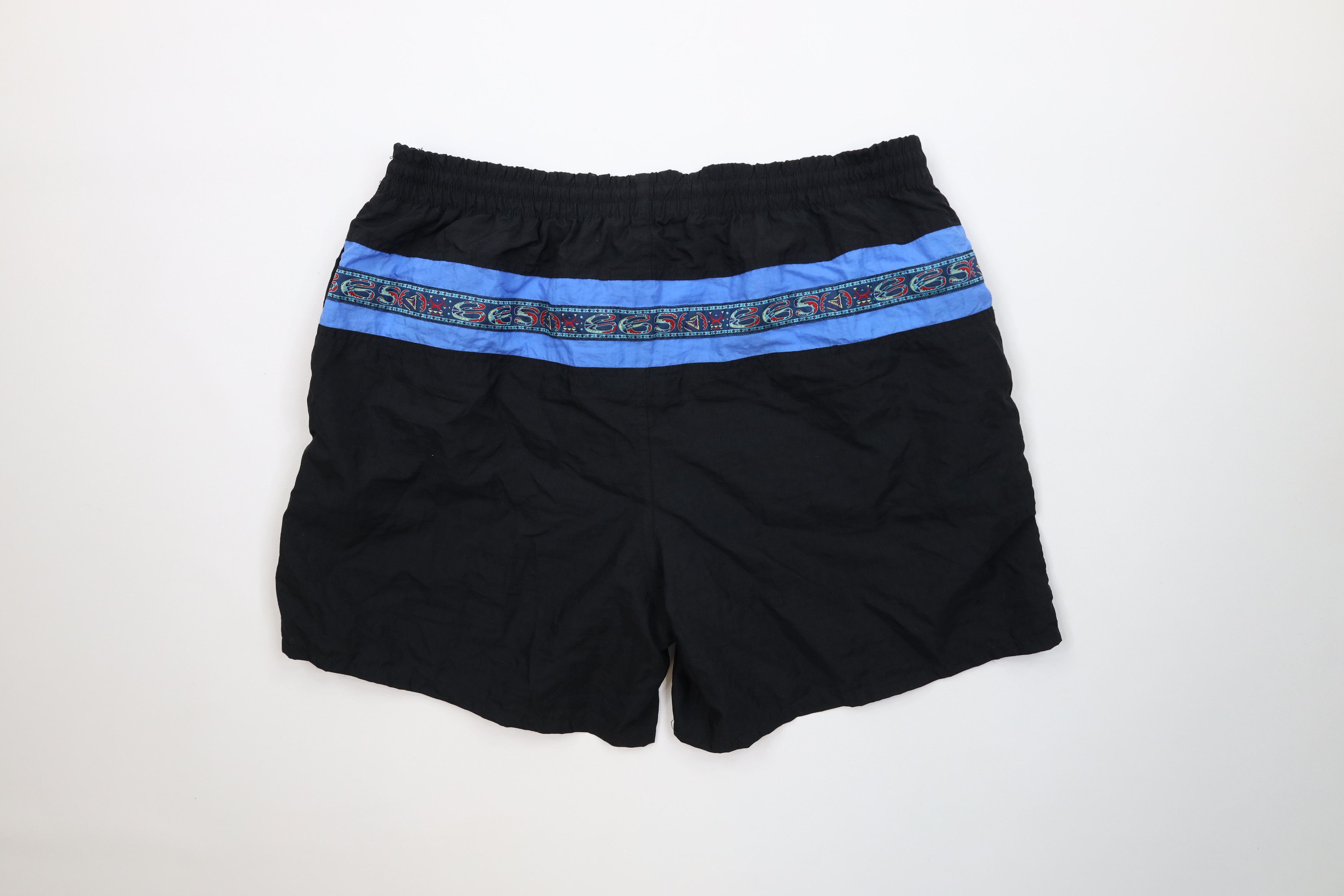 Vintage Vintage 90s Streetwear Rainbow Fiesta Lined Shorts Trunks Size US 32 / EU 48 - 10 Thumbnail