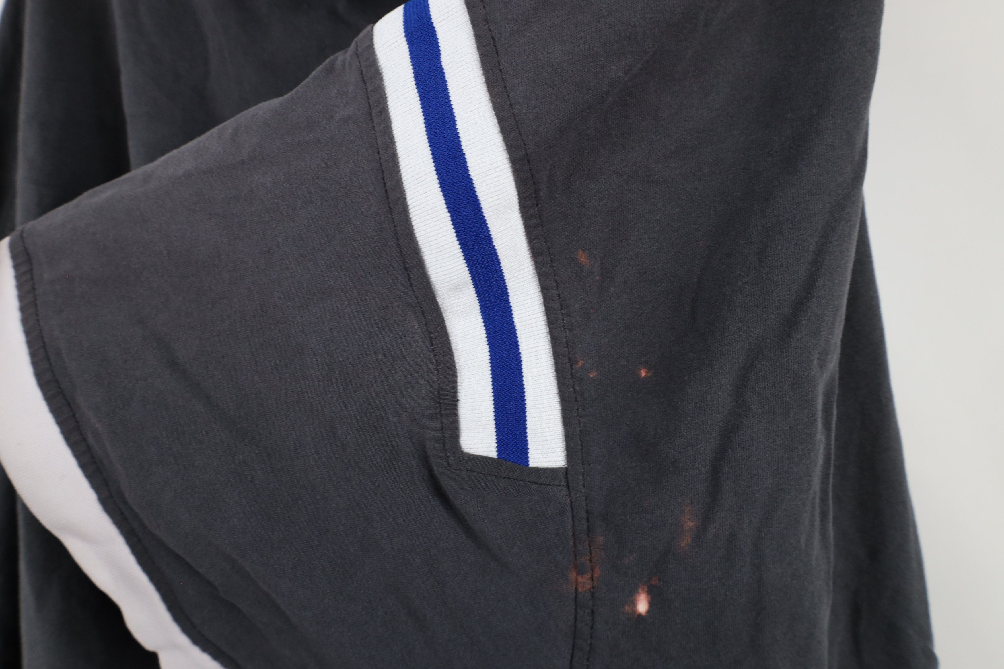 Russell Athletic × Vintage Vintage 90s Russell Athletic Striped Football Jersey T-Shirt Size US XXL / EU 58 / 5 - 9 Thumbnail
