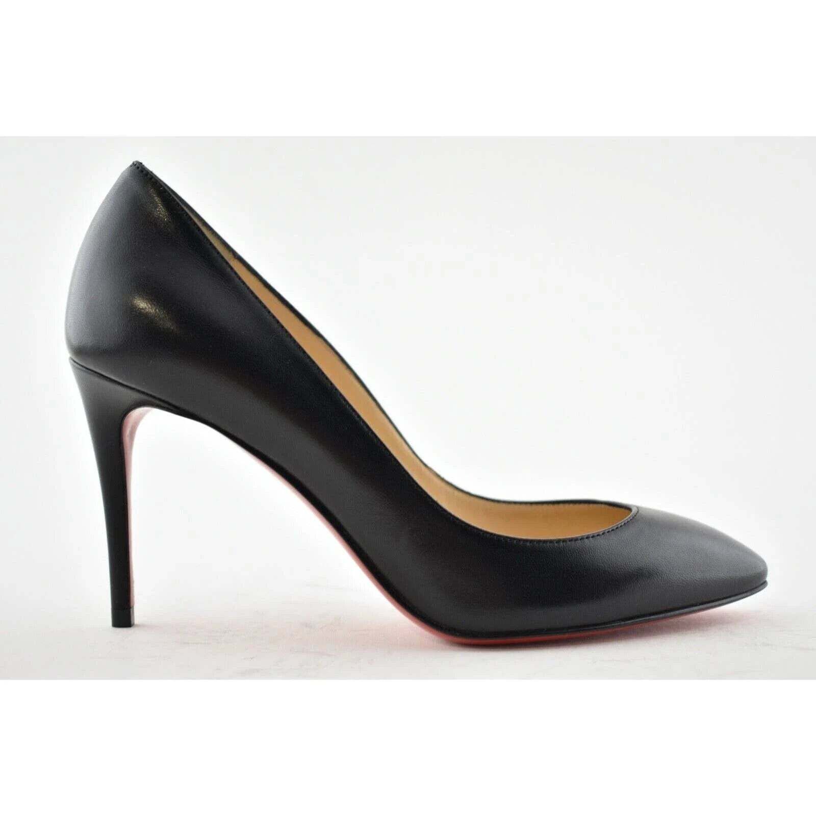 Christian Louboutin Christian Louboutin Eloise 85 Black Nappa Shiny Leather Size US 5 / IT 35 - 2 Thumbnail