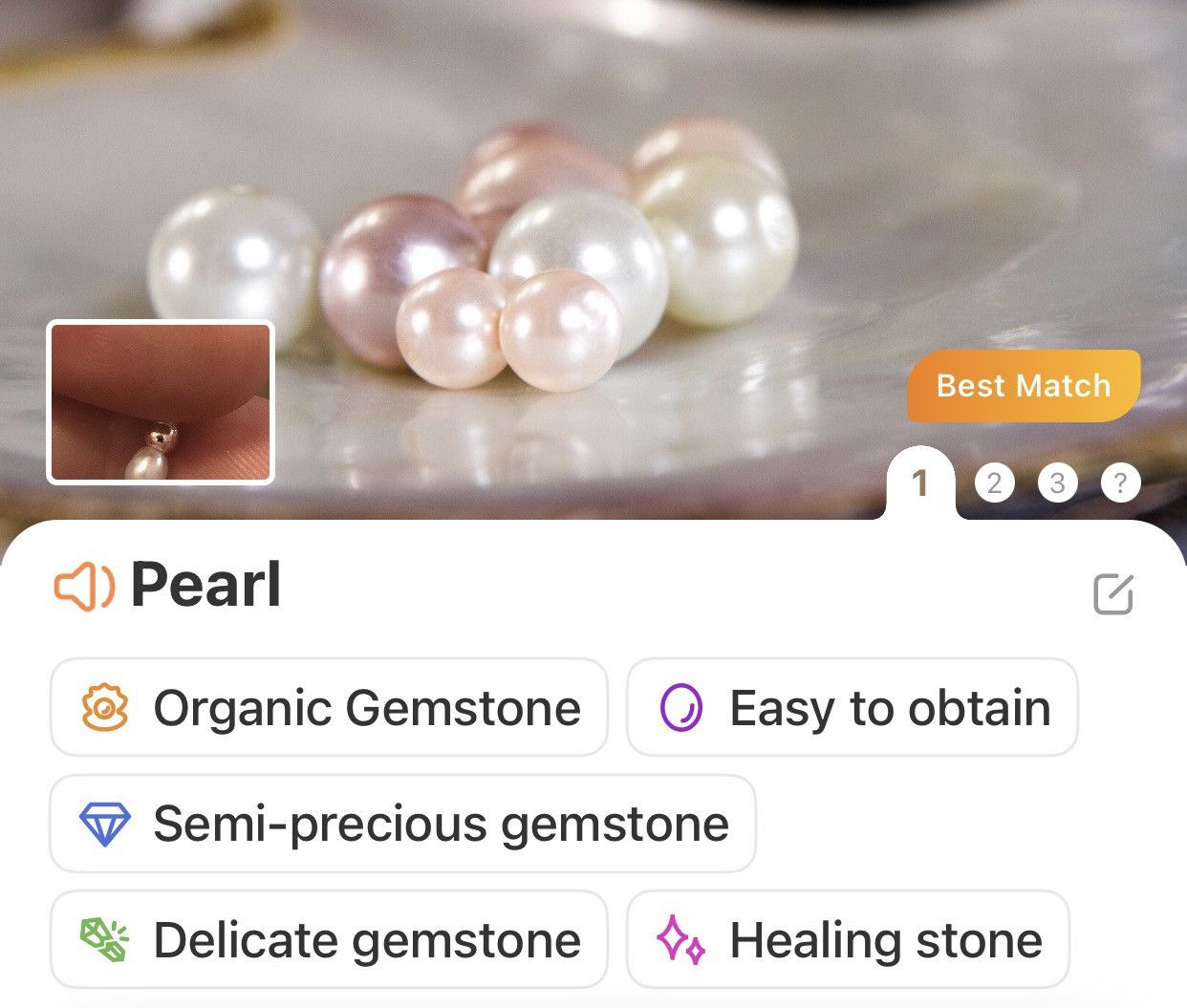 Handmade Handcrafted milky quartz genuine pearl bead drop necklace Size ONE SIZE - 8 Thumbnail