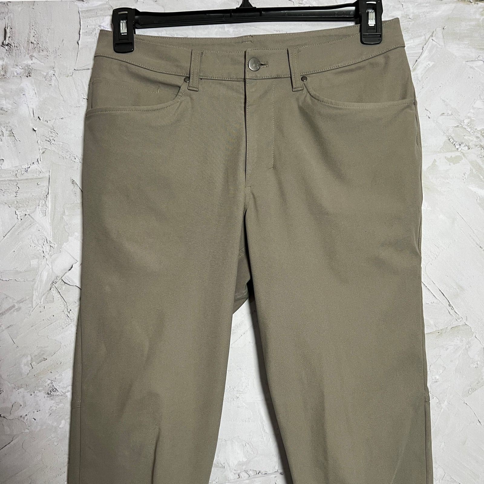 Lululemon Lululemon ABC Slim Fit Chino Grey Sage 5-Pocket 30x29 Size US 30 / EU 46 - 8 Thumbnail