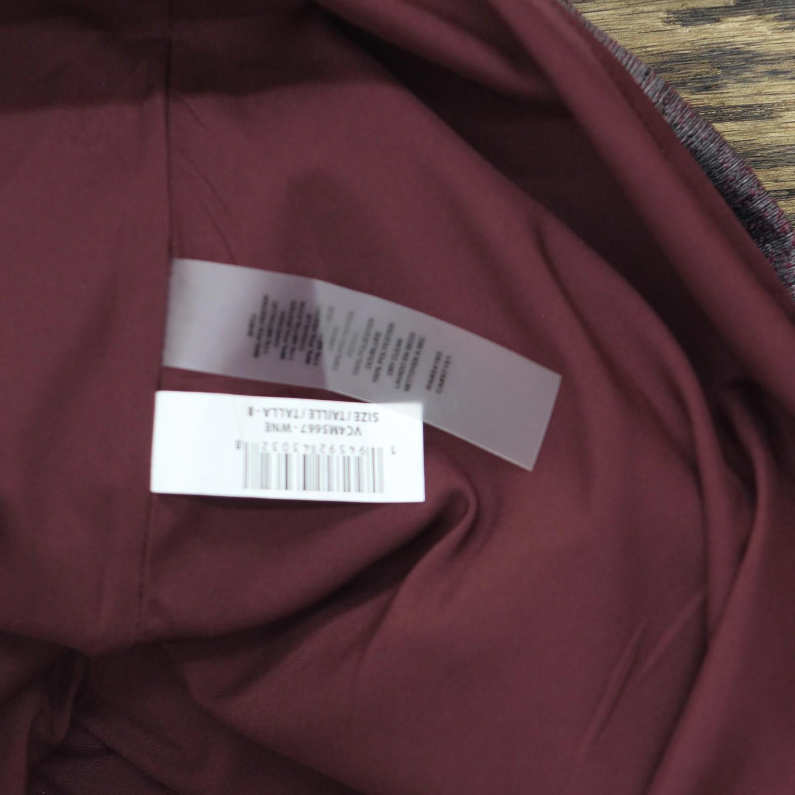 Vince Camuto Nwt Vince Camuto Fit Puff Sleeve Dress Vc4m5667 Wine Red 8 Size M / US 6-8 / IT 42-44 - 5 Thumbnail