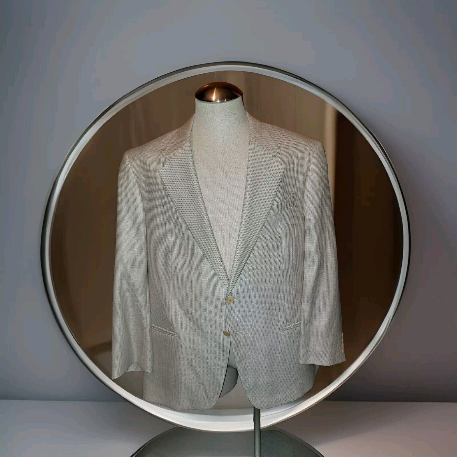 Armani Collezioni Armani Collezioni 2bt Beige Blazer 44 L Size 44L - 1 Thumbnail