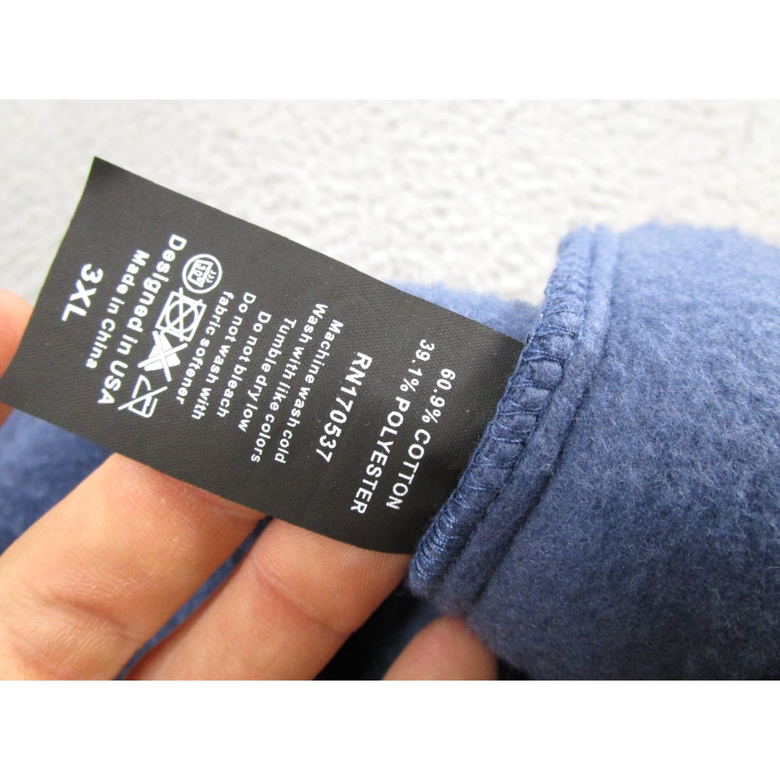 Vintage Comfrt Sweatpants Unisex Adults 3XL Blue Elastic Waist Pockets Tapered Leg Size 40" / US 18 - 6 Thumbnail