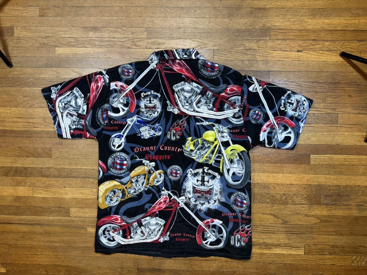 Vintage Vintage Orange County Choppers AOP Button Up Shirt Size US L / EU 52-54 / 3 - 2 Thumbnail
