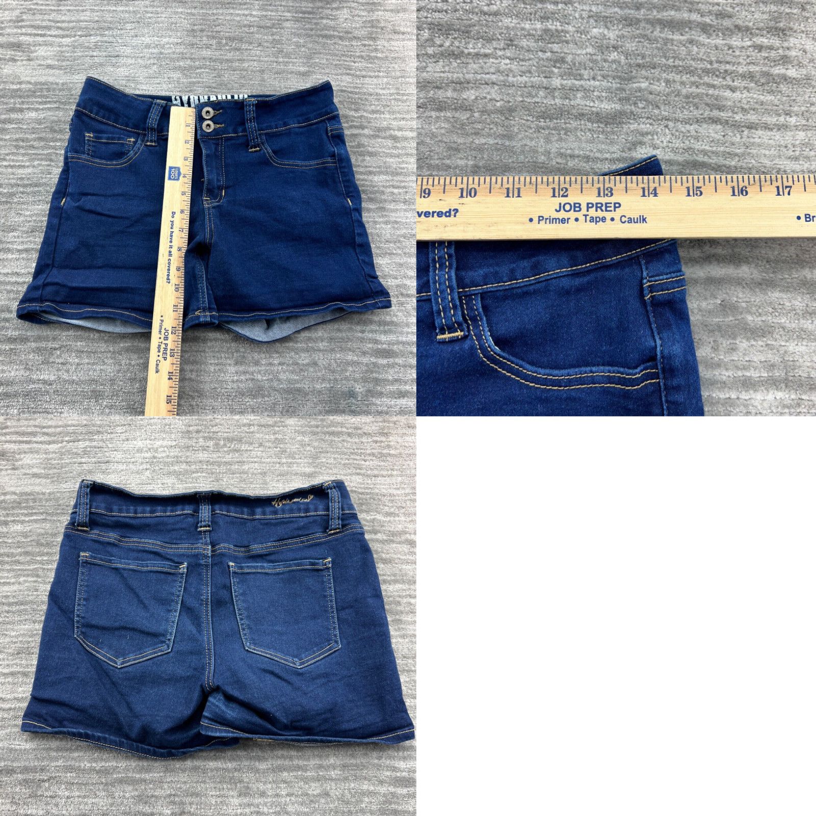 Vintage Hydraulic Shorts Size 11 Womens Lola Curvy Stretch Medium Wash Blue Denim Grailed