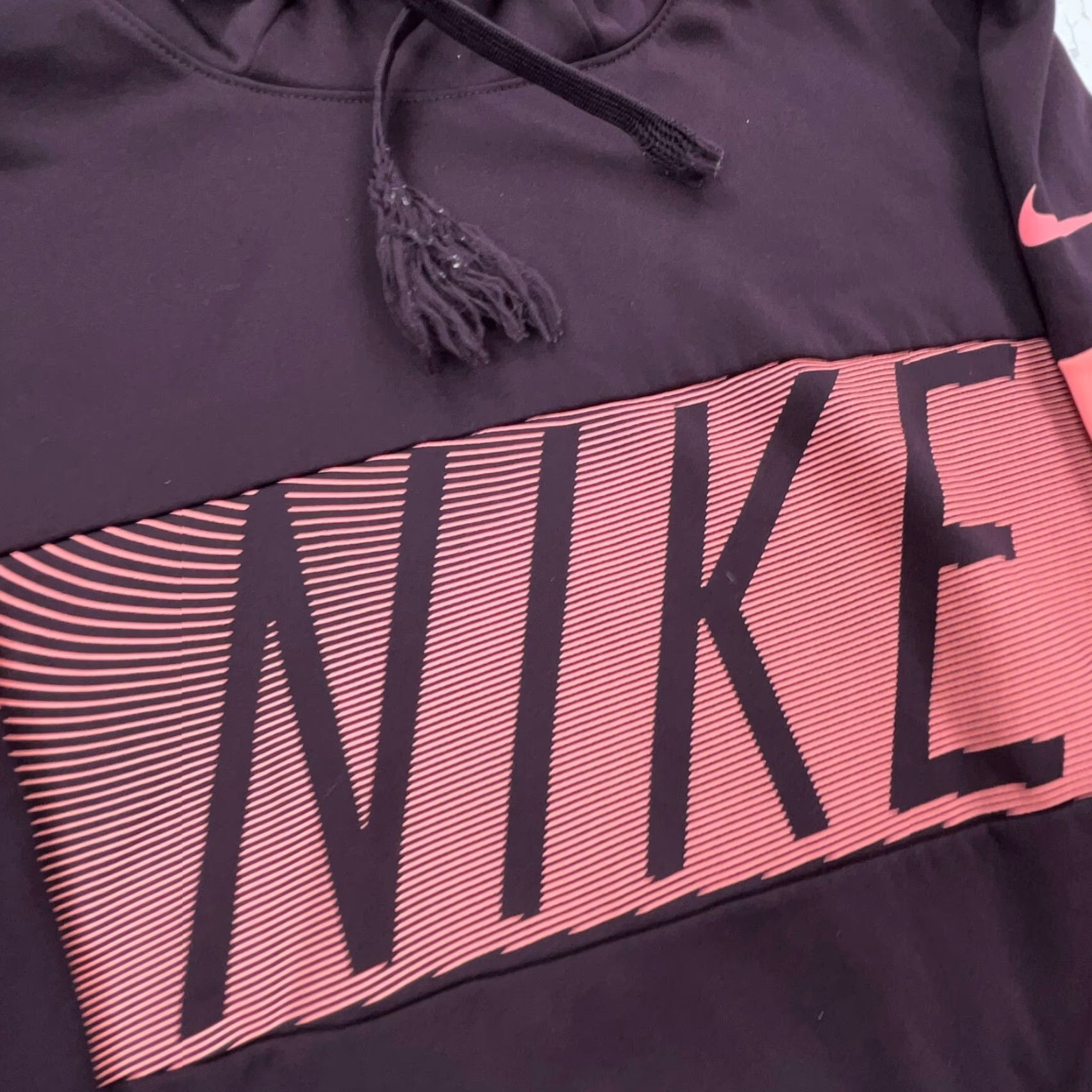 Nike Nike Hoodie Women Medium Purple Pink Mint Dri Fit Spell Out Sweatshirt Size M / US 6-8 / IT 42-44 - 4 Thumbnail