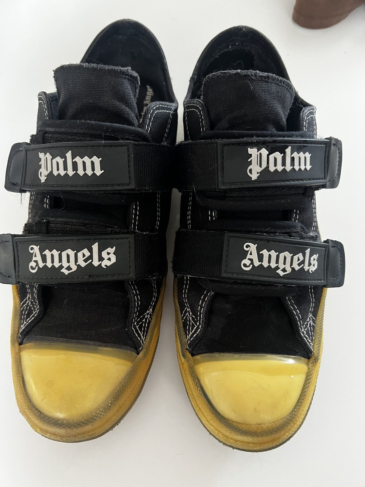 Palm Angels Palm Angels Women’s Black Velcro Vulcanized Sneakers Size US 11 / IT 41 - 3 Thumbnail