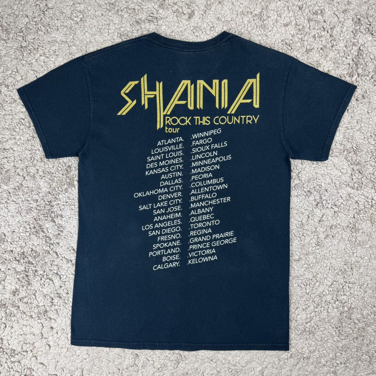 Band Tees Vintage Shania Twain Rock This Country Tour T-shirt Size US M / EU 48-50 / 2 - 2 Thumbnail