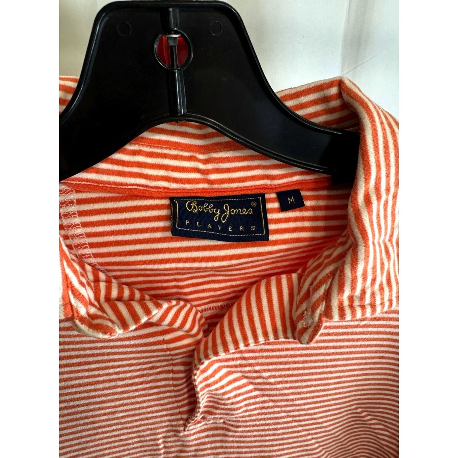 Mango Bobby Jones Mango Stripe POLO SHIRT Medium M Mens Size US M / EU 48-50 / 2 - 3 Thumbnail