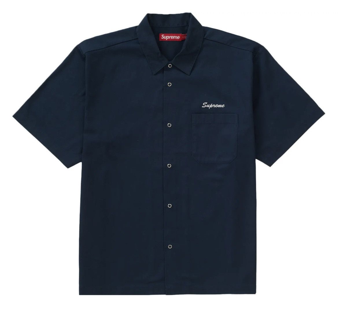 Supreme Margaret Keane Teardrop S/S Work Shirt Light Navy XL
