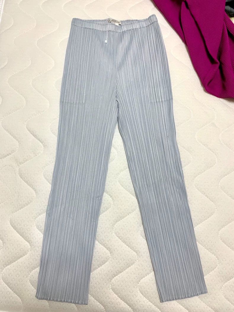 Issey Miyake issey miyake size:3 Blue trousers 2505-Nextarrow Size US 26 / EU 42 - 1 Thumbnail