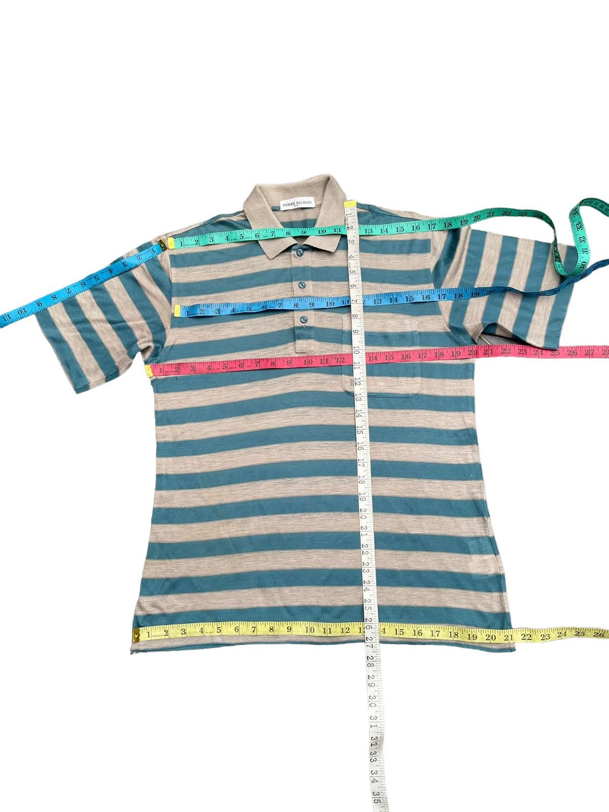 Pierre Balmain Vintage Pierre Balmain Paris Polo Tshirt Size US M / EU 48-50 / 2 - 9 Thumbnail