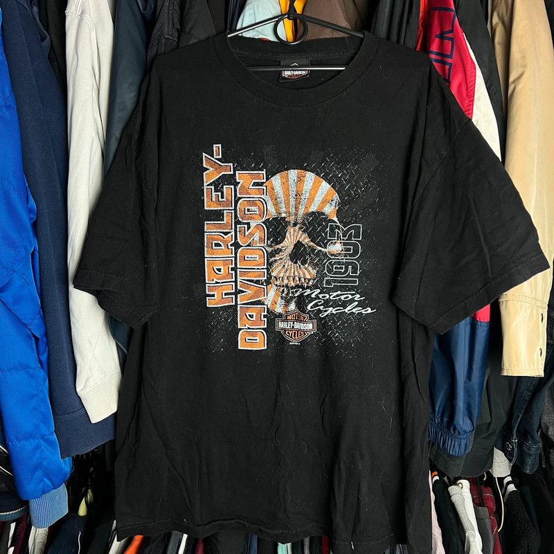 Harley Davidson tshirt Harley Davidson L Verona Italy rare og Size US L / EU 52-54 / 3 - 1 Thumbnail
