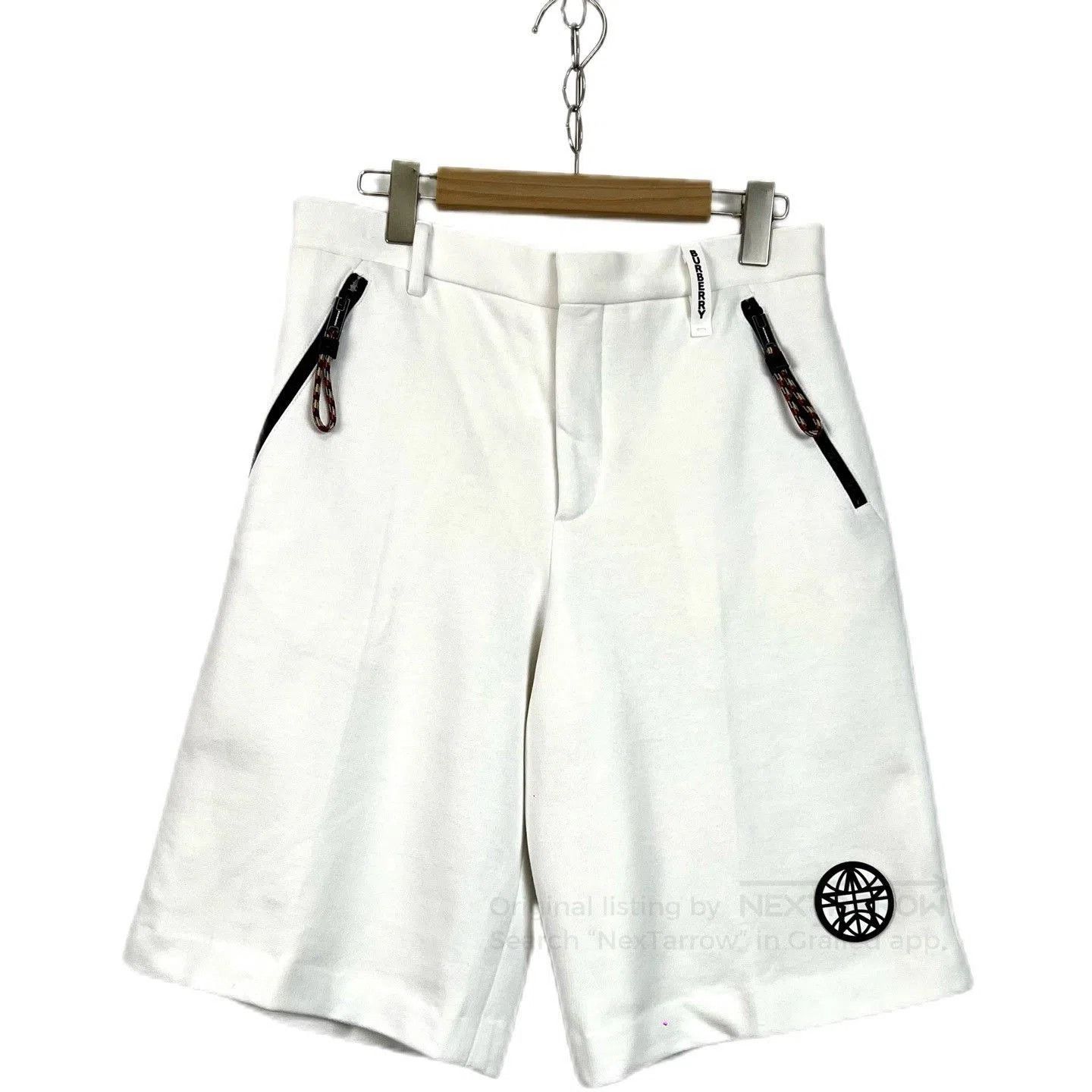 Burberry Burberry Men's Summer White Sports Shorts. Size US 30 / EU 46 - 1 Thumbnail