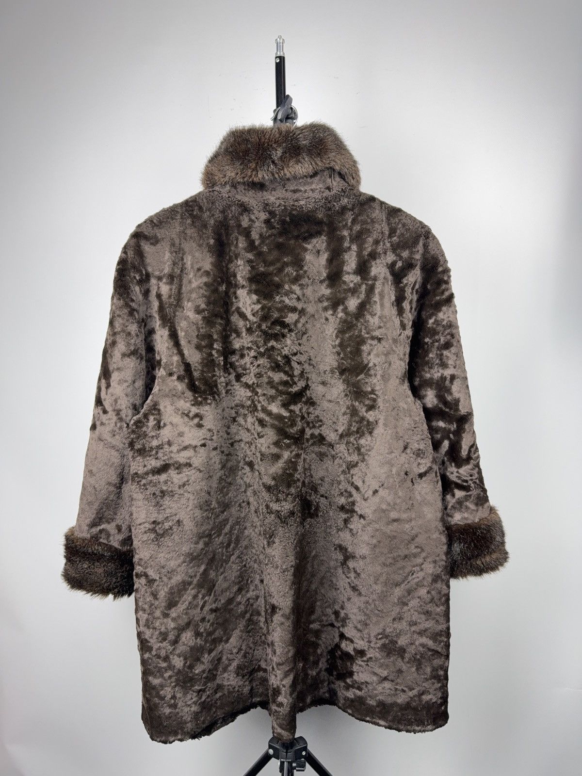 Japanese Brand Vintage Luxury Avant Garde Retro Japanese Fur Mohair Coat Size S / US 4 / IT 40 - 7 Thumbnail