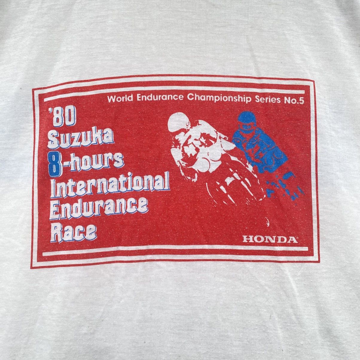 Honda × Vintage Rare Vintage 80s HONDA Suzuka 8-Hours World Championship Size US M / EU 48-50 / 2 - 7 Thumbnail