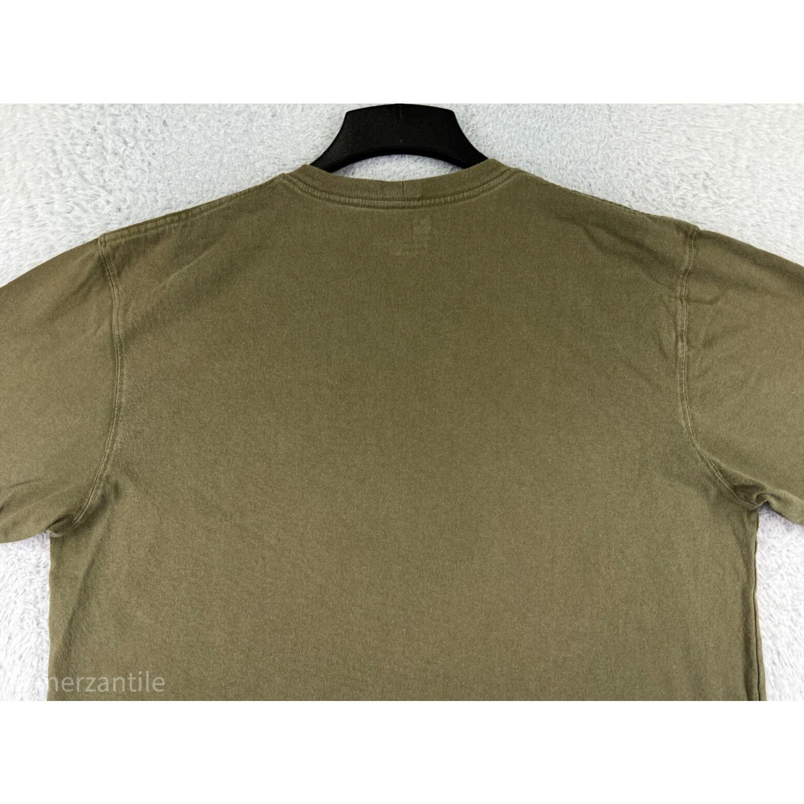 Carhartt Carhartt Shirt Mens Large Green Short Sleeve Crew Neck Pocket 100% Cotton K87 - Workwear T-Shirt, Vintage-Style Details Size US L / EU 52-54 / 3 - 5 Thumbnail