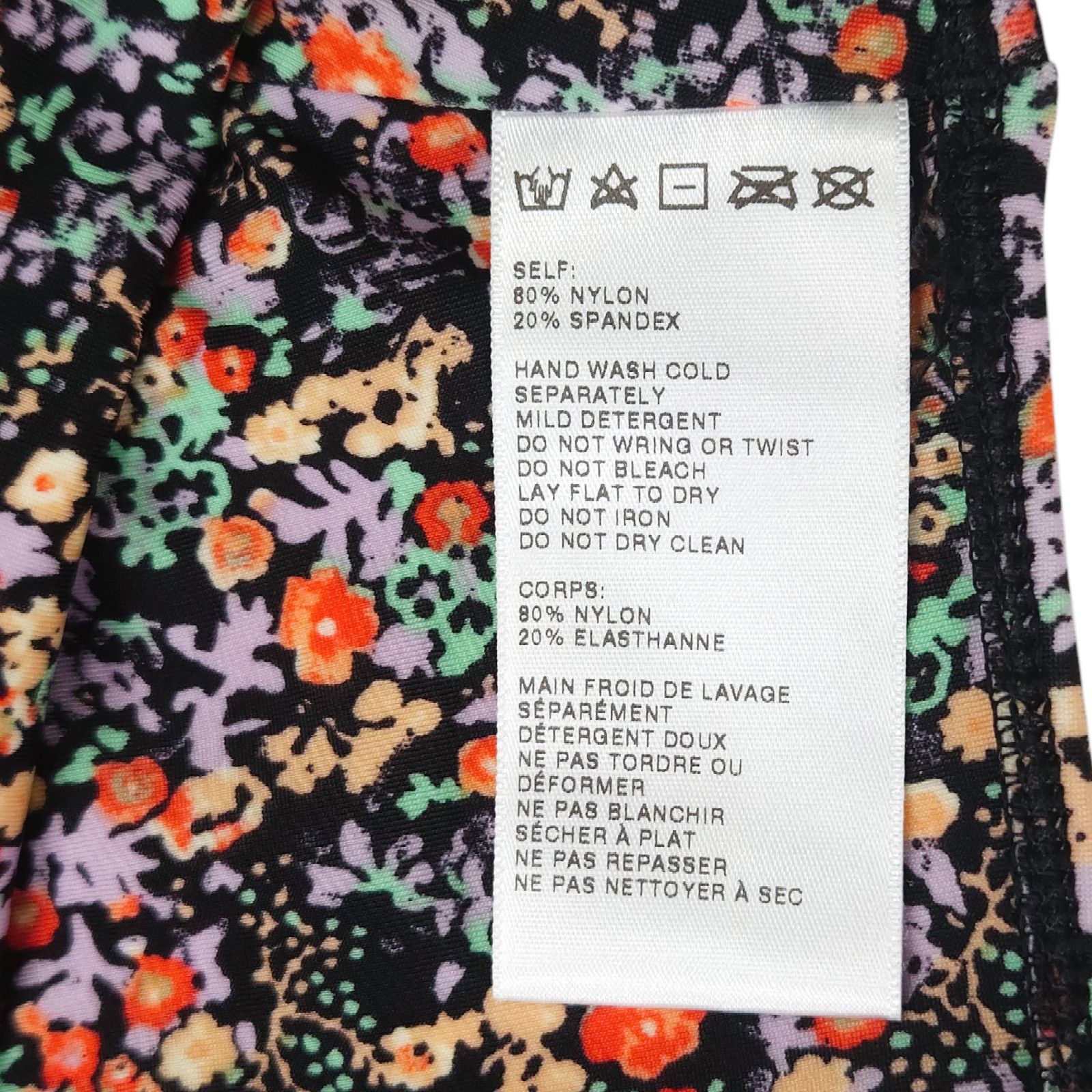 Other EUC Out From Under Ditsy Floral Micro Crop Top M Black Size M / US 6-8 / IT 42-44 - 4 Thumbnail