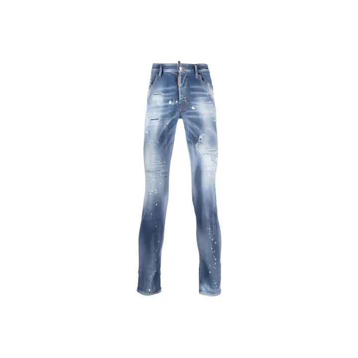 Dsquared2 DSQUARED2 FW21 High Waist Ripped Jeans 0079 Size US 34 / EU 50 - 1 Thumbnail