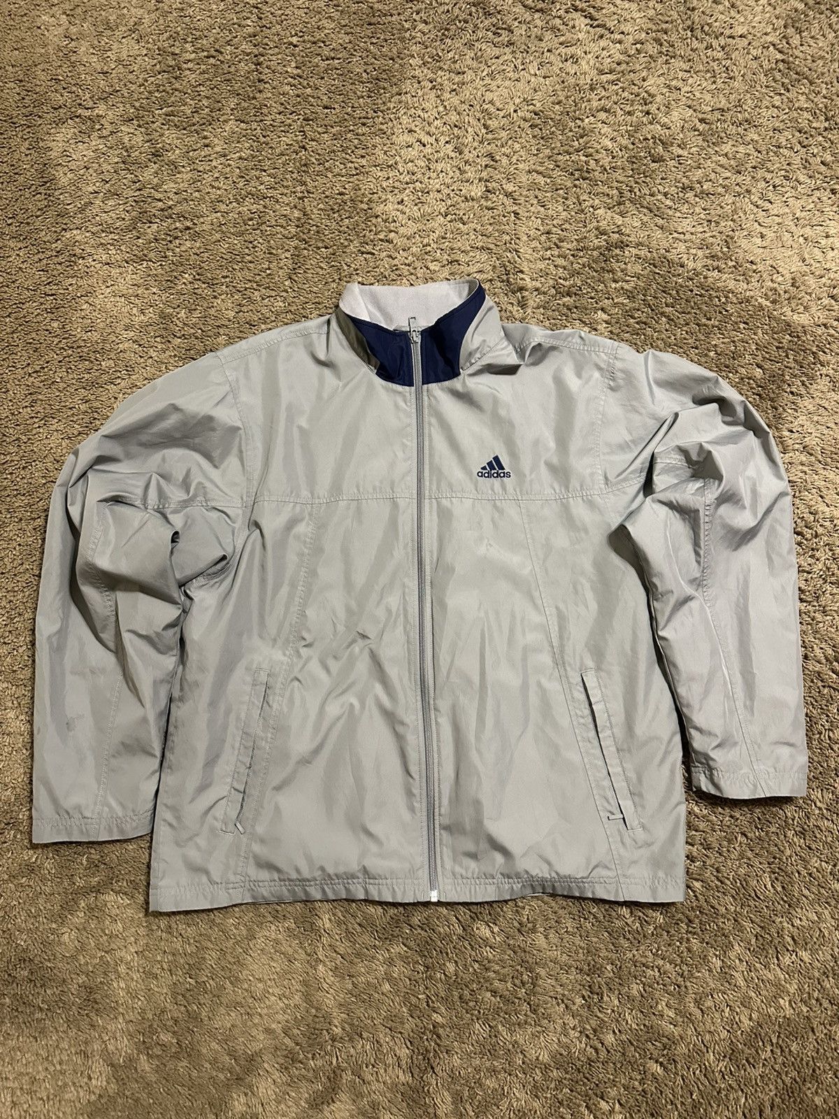 Adidas Vintage Adidas windbreaker jacket 00s size medium Size US M / EU 48-50 / 2 - 1 Thumbnail