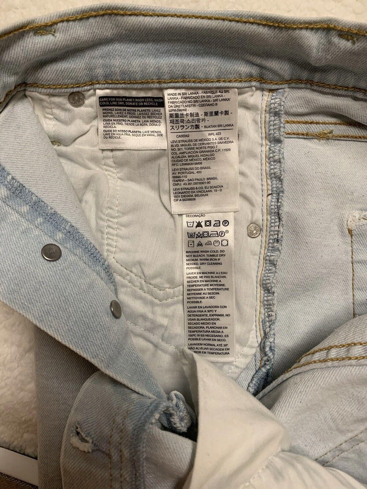 Levi's Levi's Jeans Women's 30x27 light Blue Taper Ribcage Size 30" / US 8 / IT 44 - 8 Thumbnail