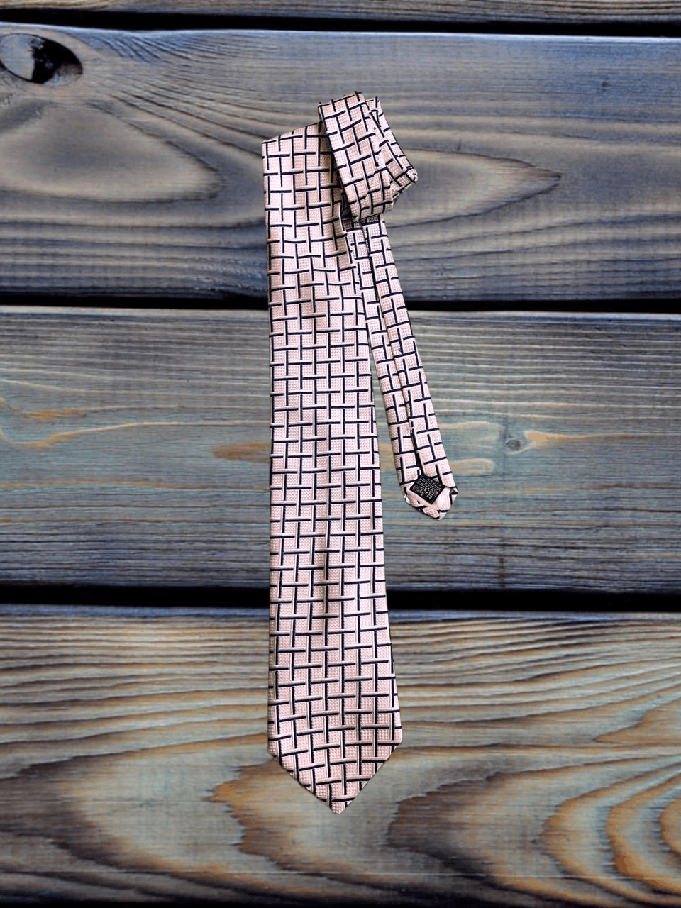 Vintage Vintage Frangi Check Silk Tie Size ONE SIZE - 1 Thumbnail