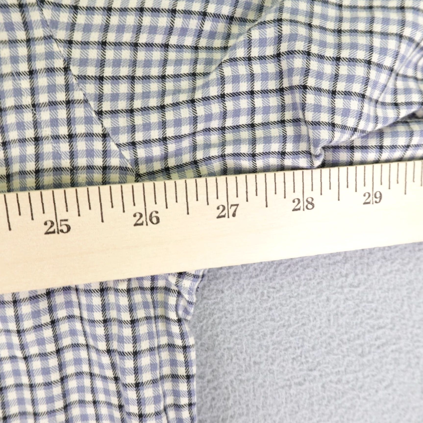 Ralph Lauren VINTAGE Ralph Lauren Button-Up Shirt Mens Large Blue Plaid Blake Pony Logo Short Sleeve Size US L / EU 52-54 / 3 - 6 Thumbnail