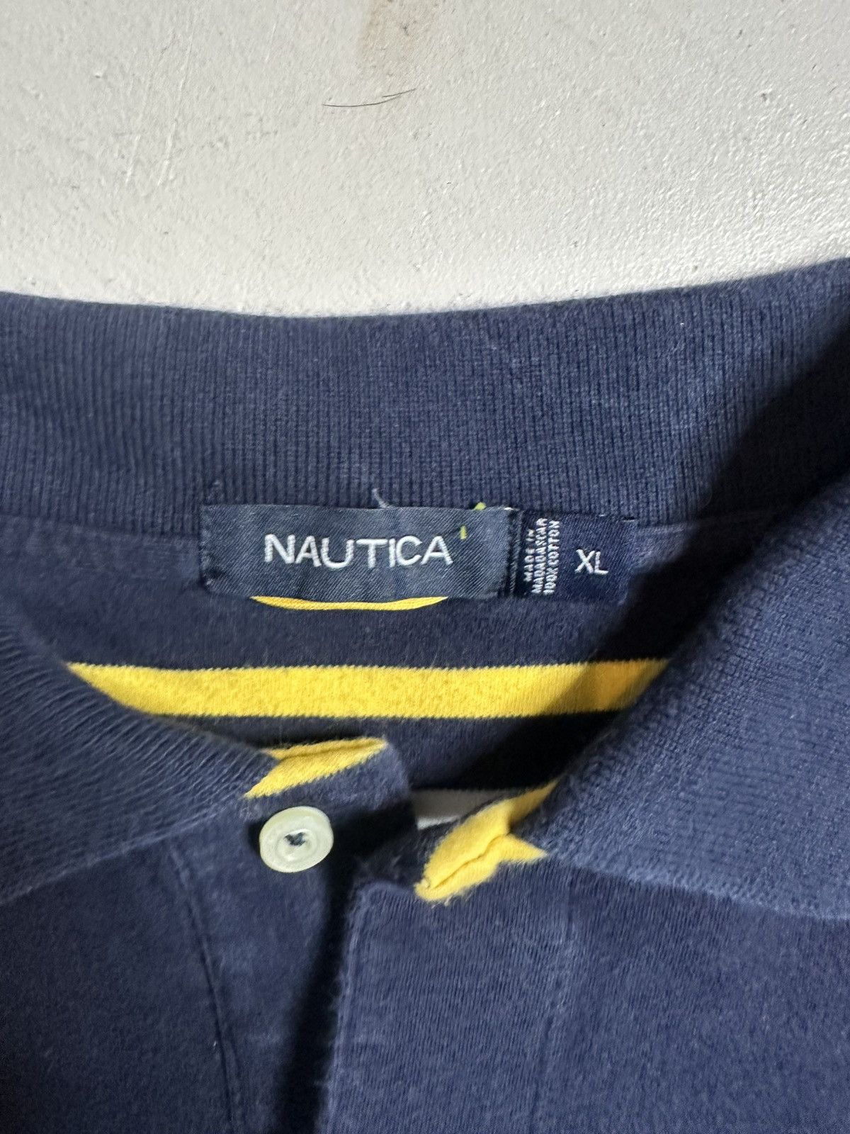 Nautica Vintage Nautica Rugby Style Longsleeve Striped Polo Shirt Size US XL / EU 56 / 4 - 4 Thumbnail