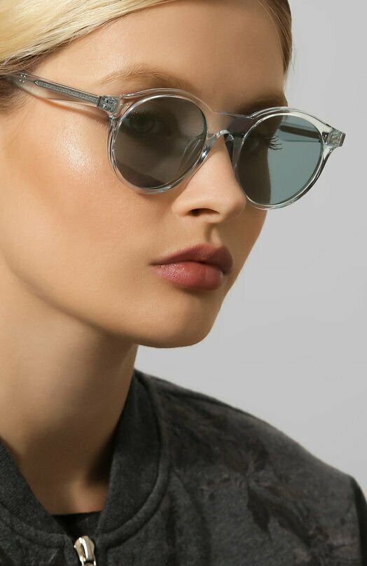 Celine CELINE CL40010U 84X Women's Round Transparent Sunglasses Size ONE SIZE - 1 Thumbnail