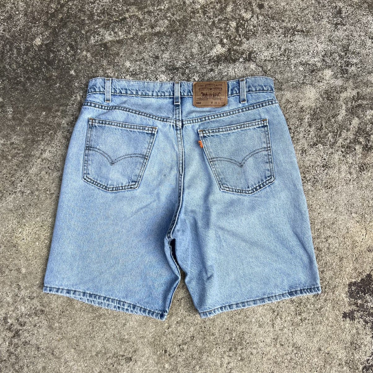 Levi's × Vintage Vintage Levis 550 Orange Tab Short Jeans Size US 36 / EU 52 - 2 Thumbnail