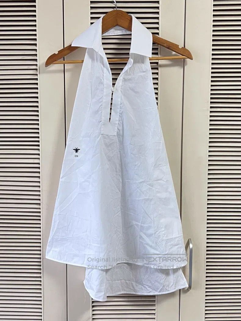 Dior Dior White sleeveless shirt skirt Size XXS / US 00 / IT 34 - 1 Thumbnail
